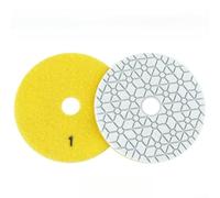 Tampons de polissage en 3 étapes avec résine d'émeri de synthèse pour granit, béton, pierre, marbre, applications humides ou sèches (étape 1)
