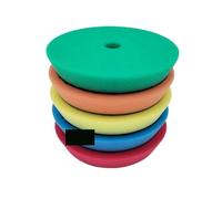 Tampons de polissage en éponge 3/5/6 pouces, dureté variable, for voitures 80 mm/125 mm/150 mm à double action(Mixed 5pcs,6 Inch Backer)