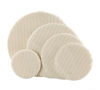 Tampons de polissage pour verre, acier inoxydable, meubles en bois, roue de polissage en feutre de laine 80-160 mm, outil de réparation de rayures de voiture, tampon de polissage en feutre, polissage