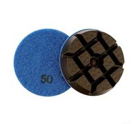 Tampons de polissage secs et humides de 7,6 cm pour disque de meulage de granit, marbre, béton, processus en 4 étapes pour des résultats optimaux (grain 50)