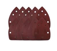 Tampons de ponçage Mouse Detail, 10 Pièces 140 * 90 Auto-adhésif 6 Trous Papier De Verre Triangle Ponceuse Papier Crochet Boucle Disque De Ponçage Outils Abrasifs