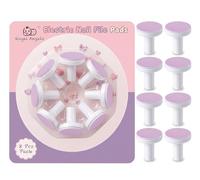 Tampons de rechange 8 en 1 pour coupe-ongles électrique pour bébé (6 à 12 mois, violet)