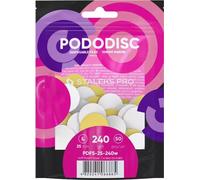 Tampons de rechange blancе STALEKS PRO PODODISC L grain 240 (50 pièces)