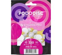 Tampons de rechange blancе STALEKS PRO PODODISC M grain 320 (50 pièces)