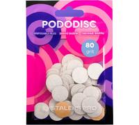 Tampons de rechange blancе STALEKS PRO PODODISC S grain 80 (50 pièces)