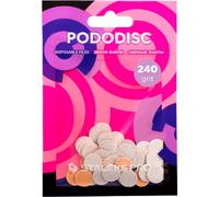 Tampons de rechange blancs STALEKS PRO PODODISC XS 240 grains (50 pièces)