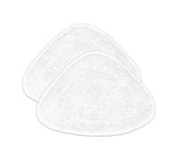 Tampons De Rechange En Microfibre, 2 Pièces, Recharge De Vadrouille Lavable Et Réutilisable, Compatible Avec Vileda, Outil De Nettoyage À Vapeur Par Pulvérisation Chaude(White 2pcs)