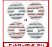 Tampons de rechange en microfibre pour tête de balai Vileda Clean Spin, B