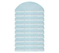 Tampons de Rechange Microfibre pour Blaupunkt pour bluebot Precision pour Plus - Chiffons Lavables Robot Aspirateur Nettoyage Sols Durs 4 (10 PACK)