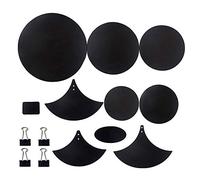 Tampons de Sourdine de Batterie, Accessoires de Batterie 14 Pièces, Silencieux de Batterie, avec Coussin de Tête de Batterie, Tampon de Sourdine de Cymbale, Clip de Reliure,