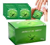 Tampons de traitement pour le soin des ongles - 100 infusés d'huile, formule nourrissante et fortifiante, réparation de manucure épaississante, restauration de la brillance pour les mains sèches | Cou