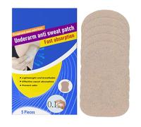 Tampons de transpiration sous les bras pour femmes, aisselles Sweat Tamps,Pads 5xarmpit | Invisible Antiperspiant Patch Antiperspiant respirant pour la protection contre la météo chaude Paramètres de