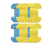 Tampons De Vadrouille À Frotter, Compatibles Avec Hobot, Accessoires De Robot De Nettoyage De Vitres 298, Chiffon En Microfibre, Nettoyage Humide Et Sec, 10 Pièces