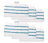 Tampons De Vadrouille À Vapeur Lavables, Compatibles for Beldray, BEL01097, Lingettes De Remplacement En Tissu, Compatibles for Black Et Decker, FSM1600 FSM1610 FSM1620, FSMP20-XJ(6PCS)