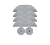 Tampons De Vadrouille, Compatibles Avec Roborock, S8 Maxv Ultra/Max, Pièces De Rechange For Aspirateur Robot, Petits Chiffons, Raccords(Mop Pads 6pcs)