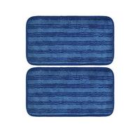 Tampons de vadrouille réutilisables en Microfibre, 3 pièces, compatibles avec Le Jet Humide Swiffer et Tampon Sec, Chiffon Anti-poussière Domestique, Nettoyage(Blue)