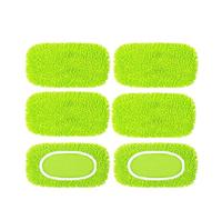 Tampons de vadrouille réutilisables qui s'adaptent en toute sécurité à la plupart des vadrouilles standard(6 Pcs)