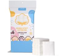 Tampons démaquillants réutilisables en coton double face Motif patte de félin pour zéro déchet beauté 6 x 5 cm (C)