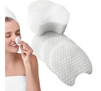 Tampons démaquillants, tampons nettoyants naturels purs pour le visage, tissu non tissé avec des ronds doux pour un démaquillage en douceur, adaptés à touss les types de peau, voyage à domicile, femme