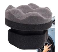 Tampons des applicateurs de pneus, applicateur de Brillance des pneus - Éponge de Retrait de véhicule | Outil de Nettoyage Automobile, Coussinets de Polissage à Main Polyvalent