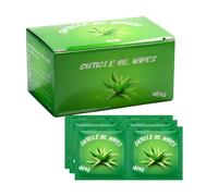 Tampons d'Huile de Soin des Ongles 100 Pièces Étanches