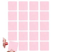 Tampons dissolvants super absorbants secs portables | Lot de 20 tissus non tissés super absorbants pour enlever le vernis à ongles Rose