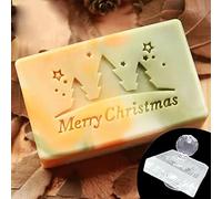 Tampons en acrylique transparent pour fabrication de savon - Série de Noël - Tampon à sceller sur le thème du festival - Petit tampon de Noël en acrylique transparent pour la fabrication de cartes et