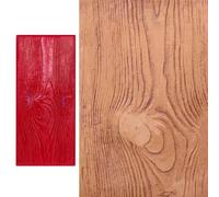 Tampons en béton 20" x 9" grain de bois, tampon d'impression réaliste à texture et(1 Pc)