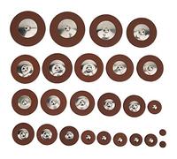 Tampons en cuir en cuir d'agneau pour saxophone, remplacement du tampon pour Saxohone avec 25pcs de tailles multiples pour saxophone ténor Saxophone Tenor Jeu Tampon