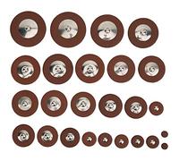 Tampons en cuir en cuir d'agneau pour saxophone, remplacement du tampon pour Saxohone avec 25pcs de tailles multiples pour saxophone ténor Saxophone Tenor Jeu Tampon