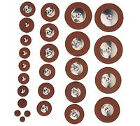 Tampons en cuir Sax, le remplacement des tampons en cuir Saxohone avec 26pcs Multi Taille pour Saxophone Alto Tampon Pour Saxo Tenor