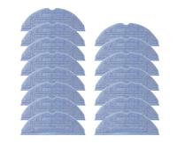 Tampons En Tissu For Serpillière, Compatibles Avec Xiaomi, Compatibles Avec Roborock, S7, S7MaxV Ultra, S70, S75, S7Max, T7s, T7s Plus. Tampon Doux En Microfibre Lavable Et Réutilisable.(15PCS)