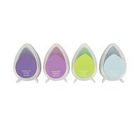 Tampons Encre Lavables, 4 Couleurs Nacrées, Coffret Compact - Encre Soluble À L'eau, Pour Loisirs Créatifs Et Scrapbooking Enfants