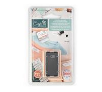 Tampons encreurs de rechange Craft Labeler Printer 20 | Lot de 2 avec encre textile noire | Testé dermatologiquement | Jusqu'à 1 000 impressions