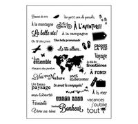 Tampons Encreurs En Silicone, Tampons Encreurs Transparents, Motif, Arrière-Plan, Embellissements, 53ca