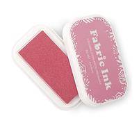 Tampons Encreurs en Tissu pour Tampons en Caoutchouc, Lavables pour la Fabrication de Cartes, le Scrapbooking, Tampon Encreur Permanent pour Bois, Papier, 9,4 x 5,3 Cm (Rose, 257)