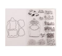 Tampons et pochoirs de découpe, motifs floraux, tampons en silicone transparent, matrices de découpe en métal, pochoirs de gaufrage pour fête, invitation, scrapbooking, album photo, cartes en papier