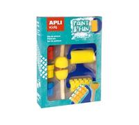 Tampons et rouleaux - Set de peinture - Enfant - Gouache - Kids - Loisirs créatifs