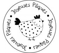 Tampons Et Tampons Marque Artemio Modèle Tamp Clair Rond 120 X 120 Heureux Pascua