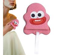Tampons exfoliants pour le visage | Éponges mignonnes réutilisables | Outil de nettoyage pour le bain pour peaux sensibles Quotidien Matin Nuit Douche Spa Voyage Home Routine