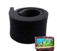 Tampons filtrants pour aquarium, tampon filtrant pour aquarium - Tampon de filtre à eau de remplacement - Le tampon de remplissage noir pour aquarium de remplacement, facile à couper, garantit une eau