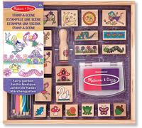 Melissa & Doug - 12424 - Kit de Loisir Créatif - Estampille une Scène - Jardin Féerique