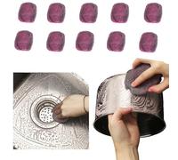 Tampons Jex, Pré-Savonnés,Eponge, Anti Rayures, Tampon Jex avec Savon en Laine d'acier, Eponge Vaisselle, Tampons de Nettoyage Efficaces et Durables, Gomme Magique, Lot de 10/20/50 (50)