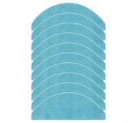 Tampons Lavables Microfibre Pour Blaupunkt pour bluebot 4 Tampons(10 PACK) | Microfibre pour durable, lavable 100 fois, pour idéal sols durs, peluches, fixation facile