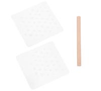 Tampons Lettres Alphabet Cuir pour Débutants et Professionnels, Kit Bois