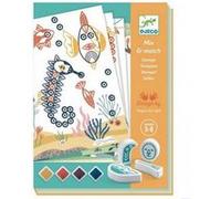 Tampons Mix and Match Surprising animals - Djeco Beige G