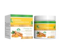 Tampons nettoyants au curcuma, tampons exfoliants pour le visage, lingettes nettoyantes pour la peau, gardent la peau saine, utilisation polyvalente, 1 tampon, pour enlever la saleté et les impuretés