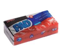 Tampons PAD ORIGINAL Lot 4 éponges synthétiques à récurer sans rayures