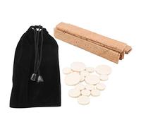 Tampons pour Clarinette, Kit D'Accessoires pour Clarinette Bb Key 17pcs Tampons de Trou Sonore avec 10pcs Feuilles de Liège Naturel Accessoires D'instruments de Musique