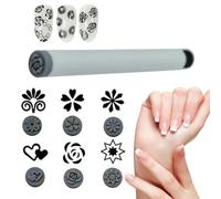 Tampons pour ongles pour manucure | Durable et réutilisable Stylo à fleurs pour ongles, fournitures polyvalentes et compactes pour manucure à la maison, fête, mariage, Saint-Valentin